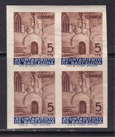 1936 - España - Barcelona - Edifil 13s - Puerta Gotica Del Ayuntamiento - MNH - Bloque 4 - Valor 128 € - Barcelona