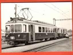 ZQH-09  Train LEB Lausanne Echallens Bercher à Cheseaux Avant Suppression Du Service Postal LEB. BVA Rochaix 1969 GF NC - Bercher