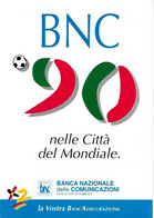 ITALIA - 1990 BOLOGNA Stadio Dall'Ara Italia '90 - 4 Annulli Partite Girone Qualificazione Su Cartolina BNC - 5553 - 1990 – Italia