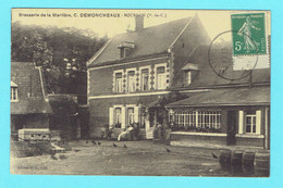 Rare CPA BOURLON Brasserie De La Marlière C. DEMONCHEAUX 62 Pas De Calais Bière Près Cambrai - Other & Unclassified