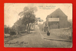 Fosses La Ville :: Les Quatre Bras  En 1907 , On Aperçoit La Maison Kaisin : Bourrelier . Editeur Maillien à Fosses - Fosses-la-Ville