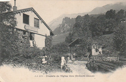 ***VD ***    Chapelle De L'église Libre ORMONTS DESSUS  - TTB Timbrée - Ormont-Dessus 