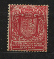 Great Britain,  HARRISON & SONS STAMP PRINTERS - Cinderellas