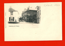 Fosses La Ville : CP Faubourg De France Au Tout Début De 1900 , Imprimerie Agricole - Fosses-la-Ville