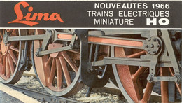 Catalogue LIMA 1966 Nouveautès Trains Electriques En Miniature HO 1/87 Folder - Französisch