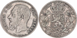 Belgique - 1869 - 5 Francs - Léopold II - ML1D1 - 5 Franchi
