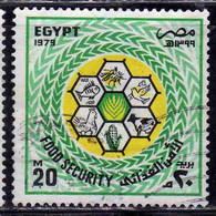 UAR EGYPT EGITTO 1979 8th ANNIVERSARY OF MOVEMENT TO ESTABILISH FOOD SECURITY 20m USED USATO OBLITERE' - Used Stamps