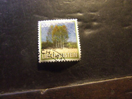 LIECHTENSTEIN 2016 ALBERI 200 R USATO - Used Stamps