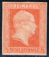 1/2 Sgr. Rotorange - Preussen Nr. 1 - Ungebraucht - Mint