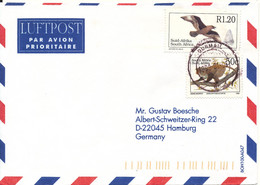 South Africa Air Mail Cover Sent To Germany 6-1-1998 Topic Stamps - Poste Aérienne