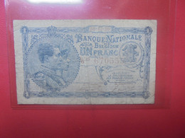 BELGIQUE 1 Franc 1920 Circuler (L.4) - 1 Franco