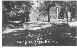 Carte Photo Souvenir Du Camp De Griesheim - Griesheim