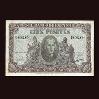 Billete. 100 Pts. 9 Enero De 1940. MBC. Nº D 2082834 - Otros – Europa