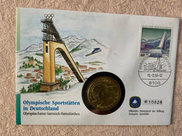 Numisbrief Coin Cover 10 DM Olympia 1972  Silber  #numis90 - Conmemorativas