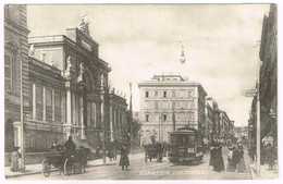 ROMA 1910 Via Nazionale With Tram - Transportes