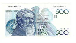 *Belguim 500 Francs 1982/1998   143  Vf++ - 500 Francs