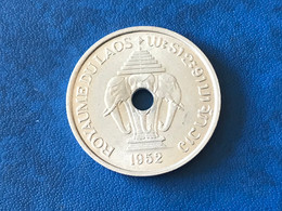 Münze Münzen Umlaufmünze Laos 20 Cents 1952 - Laos
