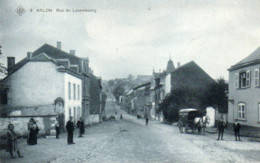 Arlon Rue Du Luxembourg Bien Animée Attelage Carte SBP 9 Voyagé En 1908 - Aarlen