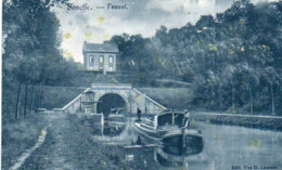 Seneffe  Tunnel Bateaux Rare  Edit.Vve D.Laurent  Voyagé En 1906 - Seneffe