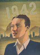 Grand Calendrier 1942 Véhiculant Les Valeurs Pétainistes (travail  Famille Etc  ) Illustré L Bordier (CAT3045) - Big : 1941-60