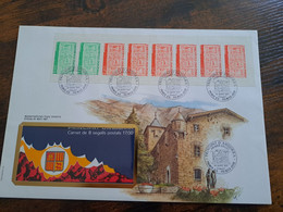 NICE LETTER ANDORRA  / BIG COVER / STAMPBOOKLET         ** BRIEF 92** - Markenheftchen