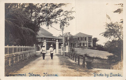 NASSAU BAHAMAS~GOVERNMENT HOUSE~1910s SANDS REAL PHOTO POSTCARD 58191 - Bahamas