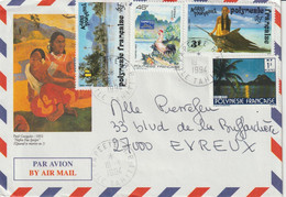 Lettre 1994 Pour La France Avec Illustration Gauguin - Briefe U. Dokumente