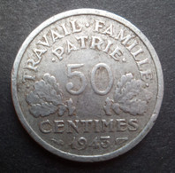 50 Centimes Bazor 1943 B  (rare) - 50 Centimes