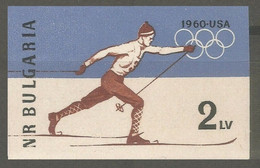 1960 Bulgaria 1153b 1960 Olympic Games In Squaw Valley 4,00 € - Invierno 1960: Squaw Valley