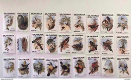 GUYANE R1990 Série Complete 27 V Neuf ** MNH Ucello Oiseau Bird Pájaro Vogel GUYANA - Perroquets & Tropicaux