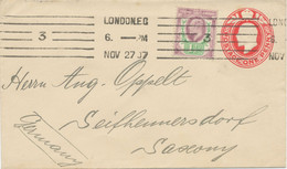 GB 1907, Superb EVII 1d Red Postal Stationery Envelope Uprated With 1 ½d Chalky Paper Tied By „LONDON E.C. / 3“ - Briefe U. Dokumente