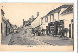 CPA 60 Vérberie Rue De La Pêcherie - Verberie