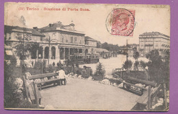 Torino - Stazione Di Porta Susa - Circulé 1922 - Other Monuments & Buildings