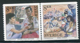 SWEDEN 2001 Centenary Of Nobel Peace Prize MNH / **.  Michel 2243-44 - Nuovi