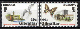 GIBILTERRA - 1986 - Europa - Butterfly, House, Seagull, Hotel - MNH - Gibraltar