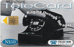Namibia - Telecom Namibia - 100 Years Telecom, Dialing Hand, 1999, 10$, Used - Namibie