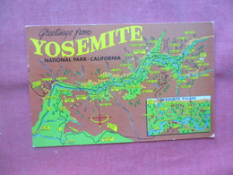 Map    Yosemite  National Park  California > Yosemite      Ref 5674 - Yosemite