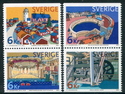 SWEDEN 2001 World Heritage I MNH / **   Michel 2211-14 - Ungebraucht