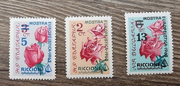 BULGARIE Fleurs, Roses, Rose Yvert N°1197/99 ** MNH (Foire Philatélique De Riccione) - Rozen