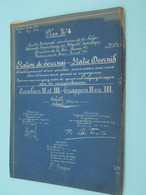 Plan N° 4 > Chemins De FER Belgische SPOORWEGEN > STATION De TOURNAI Statie Doornijk ( Zie / Voir SCANS ) Doornik 1932 ! - Publieke Werken