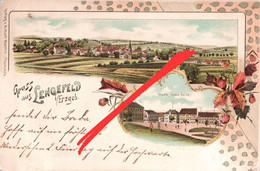 Litho AK Lengefeld Erzgebirge Hotel Erbgericht A Rauenstein Pockau Wünschendorf Reifland Kalkwerk Lauterbach Görsdorf - Lengefeld