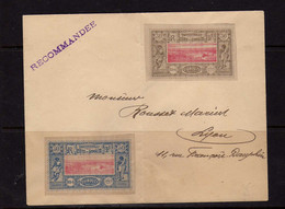 Cote Des Somalis (1894-1900) - Vue De Djibouti Sur Une Enveloppe Nn Circulee -  Neufs - Covers & Documents