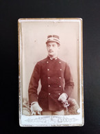 Cdv Militaire Photo Soldat Douanier - Alte (vor 1900)