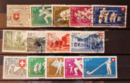 Suisse Switzerland - 3 Séries ==> 2 Oblitérées + 1 Série Neuf Avec Charnière MH * - Lotes/Colecciones
