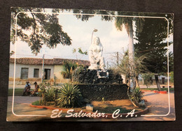 Postcard Mother Monument 2012( Astronomy Stamps) - El Salvador