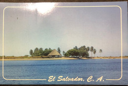 Postcard Tasajera Island 2012( Sea Life Stamps) - El Salvador
