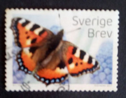 Sweden, Year 2017, Michel-Nr. 3159, Cancelled, Butterfly - Oblitérés