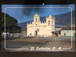 Postacard Citala Church 2017 ( Volcano And Boy Scouts Stamps ) - El Salvador