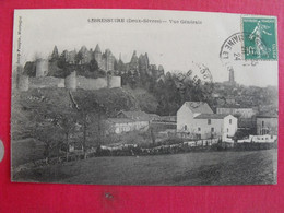Carte Postale Deux-Sèvres 79. Bressuire. Vue Générale. Château Ruines - Bressuire