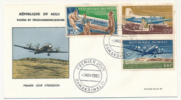 MALI => Env. FDC => 3 Val Aviation - 2 Novembre 1963 - Bamako - Mali (1959-...)